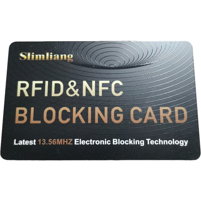 13.56MHz RFID NFC بطاقات حظرات الإشارات السلبية بطاقة درع