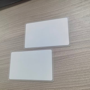 Carte d'identit&eacute; de s&eacute;curit&eacute; en polycarbonate, fen&ecirc;tre transparente, carte transparente PC