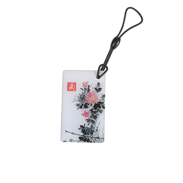 RFID apoxy tag card keychain keychain