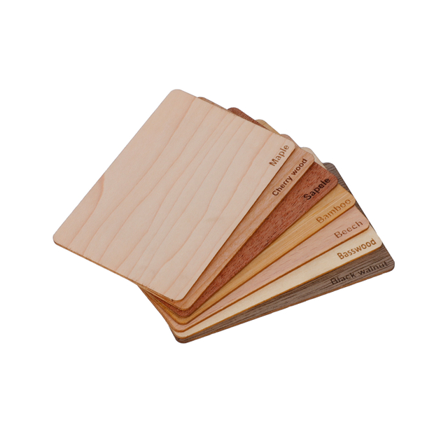Pagpi-print ng NFC Wood Hotel Key Card na RFID Card
