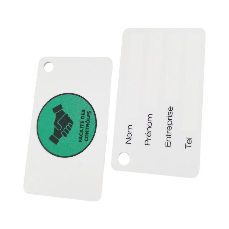 Nicht standardmäßige Form Personalisierte PVC-Karte 60*35 mm