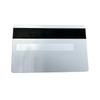 Cartes de visite m&eacute;talliques NFC vierges avec fente pour puce de contact 4442