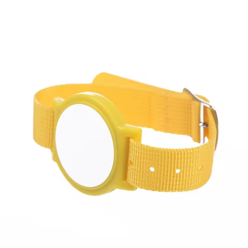 Wiederverwendbare RFID-Nylon-Armband-Smart-Armbanduhr mit NFC 213-Chip f&uuml;r Veranstaltungen