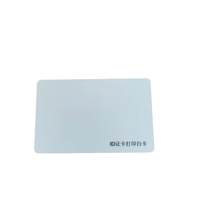 Carte d'identit&eacute; vierge imprimable en PVC blanc 125Khz TK4100