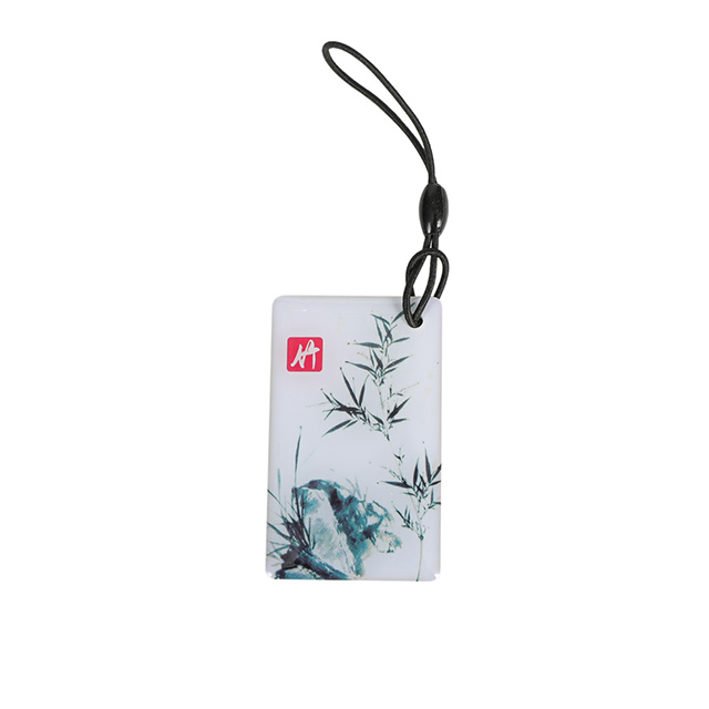 RFID apoxy tag card keychain keychain