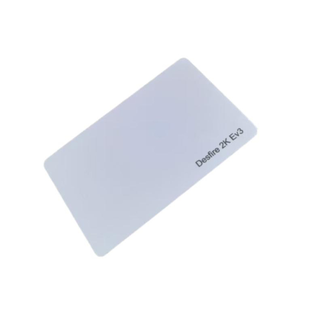 Desfire EV3 2K Pusta biała karta 13,56 MHz RFID NFC Karta inteligentna
