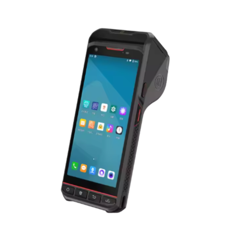5.5 بوصة اللمس محطات الباركود PDA Trach Handheld PDA مدمجة في الطابعة الحرارية 