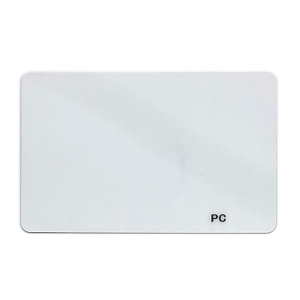 بطاقة Polycarbonate Card Card القابلة للطباعة بطاقة معرف فارغة