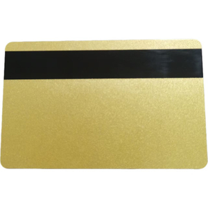 Custom Printing PVC Golden Metallic Glitzer Plastikmagnetstreifenkarte