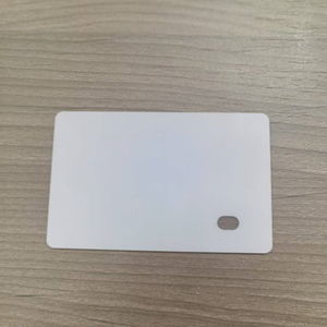 بطاقة معرف Polycarbonate Polycarbonate ذات الصديق للبيئة اللامع مع نافذة واضحة