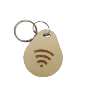 كلاسيكي مطبوع مخصص 1K S50 RFID Wood Kefyob 13.56MHz RFID NFC Wooden Tag