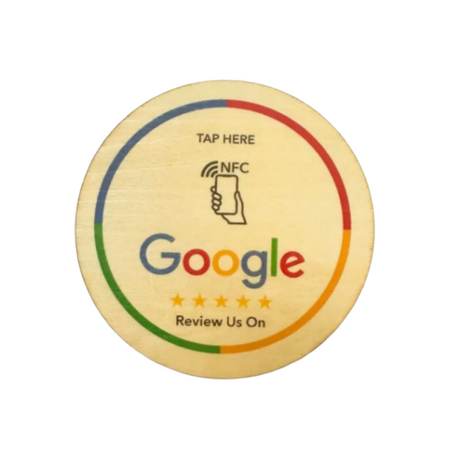 13.56MHZ Ahşap Google İncelemeleri NFC Ahşap Sosyal Medya Restoran Men&uuml; Panosu