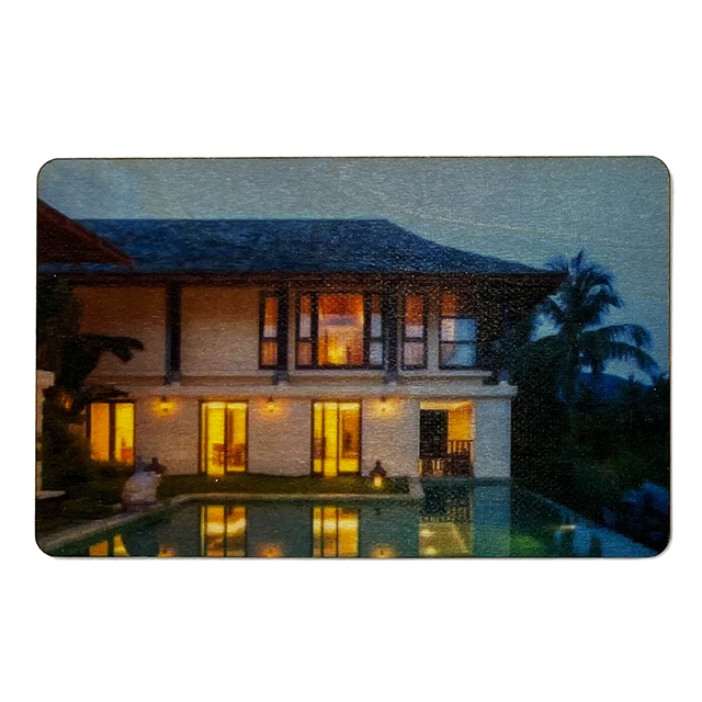 طباعة بطاقة مفتاح فندق NFC Wood Hotel Card