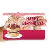 CMYK Full Color Glanzend 0,76 mm Happy Birthday Gift Business Transparant Clear Card