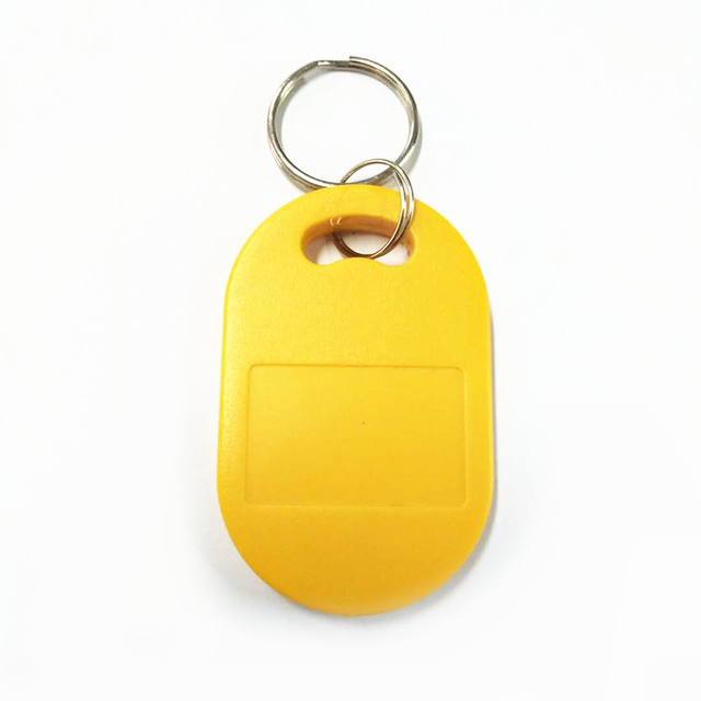 Logo gravant l'identification S50 IC Keychain du porte-cl&eacute;s 125Khz 13.56MHz T5577 d'ABS