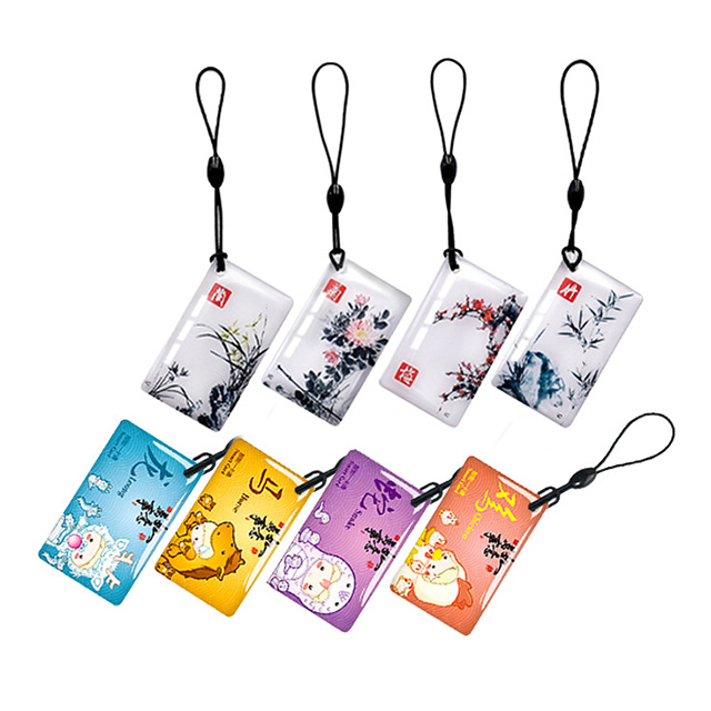 RFID apoxy tag card keychain keychain